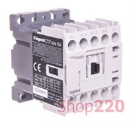 Контактор 16 А, катушка 24 В AC, 3 полюса, Legrand 417070 mini CTX3