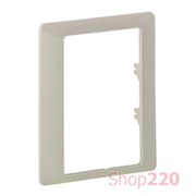 РАМКА ДВОЙНОЙ РОЗЕТКИ, СЛОНОВАЯ КОСТЬ, VALENA 754231 LEGRAND