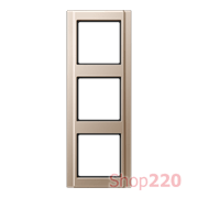 Рамка 3 поста, шампань, Jung A500 A583CH