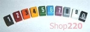Маркер цифра 5, зелёный