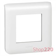 Рамка Legrand Mosaic для 2-х модулей, белый, 78802