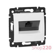 Розетка компьютерная RJ45, белый, 774230 Legrand Valena