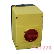 Корпус IP65 с желто-красной рукояткой для MPX3 32H/MA 417480 Legrand