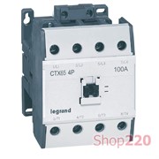 Контактор 100 А, катушка 230 В AC, 4 полюса, Legrand 416446 CTX3