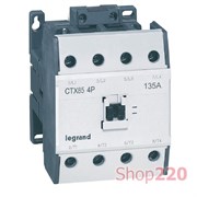 Контактор 135 А, катушка 230 В AC, 4 полюса, Legrand 416456 CTX3