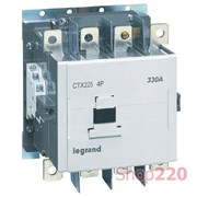 Контактор 330 А, катушка 100 В-240 В AC/DC, 4 полюса, Legrand 416486 CTX3