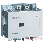 Контактор 500 А, катушка 100 В-240 В AC/DC, 4 полюса, Legrand 416506 CTX3