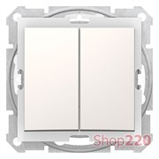 Мех. выключателя 2-кл. IP44, кремовый, Sedna SDN0300423 Schneider