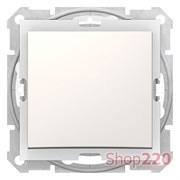 Выключатель 1-клавишный IP44, кремовый, Sedna SDN0100323 Schneider