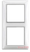 Рамка 2 поста, белый, ABB 2512-94-507 Basic 55