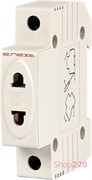 Розетка на din-рейку без заземления e.socket.stand.din Enext s004001