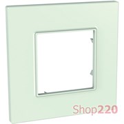 Рамка 1 место, стекло, Unica Quadro MGU2.702.17 Schneider