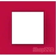 Рамка 1 место, Малина Lipstick, Unica Quadro MGU4.702.27 Schneider