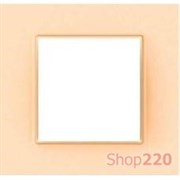 Рамка 1 место, розово-жемчужный, Unica Quadro MGU4.702.37 Schneider