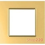 Рамка 1 место, медный, Unica Quadro MGU6.702.56 Schneider