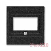 Накладка USB и аудио розеток, оникс, Levit ABB 5014H-A00040 63