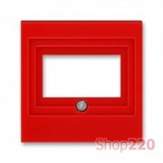 Накладка USB и аудио розеток, красный, Levit ABB 5014H-A00040 65