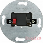 Аудио розетка для громкоговорителя, одинарная, антрацит, Berker 457205