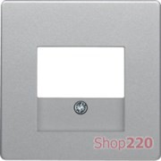 Накладка для аудио и USB розеток, алюминий, Q.х Berker 10336084