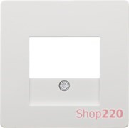 Накладка для аудио и USB розеток, полярная белизна, Q.х Berker 10336089
