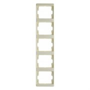 Рамка 5 постов, вертикальная, белый, ARSYS Berker 13530002