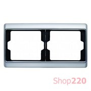 Рамка 2 поста, нержавеющая сталь, ARSYS Berker 13640004