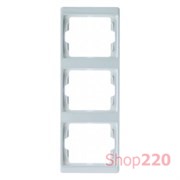 Рамка 3 поста, вертикальная, полярная белизна, ARSYS Berker 13330069