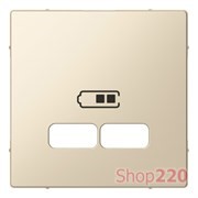 Накладка USB розетки, бежевый, Merten MTN4367-0344