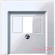 Накладка аудио розетки, активный белый, Merten MTN296025