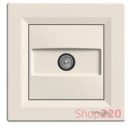 Розетка ТВ конечная, кремовый, EPH3200123 Schneider Asfora