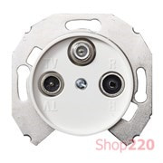 Телевизионная розетка R/TV/D M13, белый, Renova WDE011727 Schneider