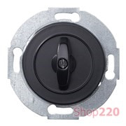 Выключатель поворотный, черный, Renova WDE011266 Schneider