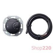 Терморегулятор для теплого пола, черный, Renova WDE011625 Schneider