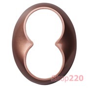 Рамка для двойной розетки, медь, Renova WDE011451 Schneider