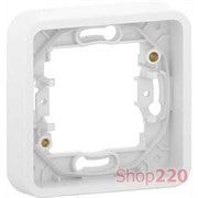 Рамка 1 пост IP55, белый, Mureva Styl Schneider MUR39107
