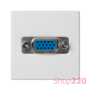 Розетка VGA HD15, белый, К45 Simon K100B/9