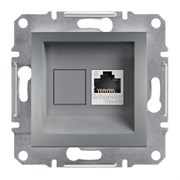 Розетка компьютерная RJ45 кат.6, сталь, EPH4700162 Asfora Schneider