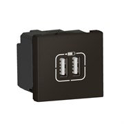 Розетка USB двойная, черный, 79384 Legrand