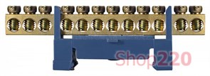 Шина нулевая на din-рейку на 12 отверстий, BC-512 Аско A0150120035