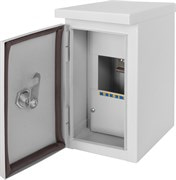 Щит металлический IP54 навесной на 4 модуля, e.mbox.stand.n.04.z ENEXT s0100127 (эконом)