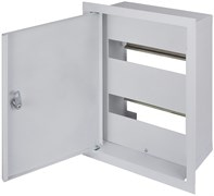 Щит металлический на 24 модуля встраиваемый, e.mbox.stand.w.24.z ENEXT s0100024 (эконом)
