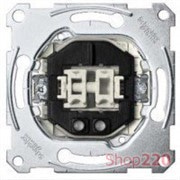 Выключатель 2-клавишный с подсветкой, Merten MTN3135-0000