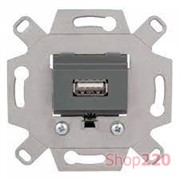Розетка USB 2.0 для передачи данных, Merten MTN4581-0000