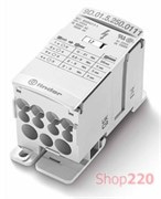 Клеммный распределительный блок 250А, 1 полюс, Finder