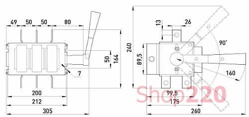 RB37 32w 6本セット Перекидной выключатель 400А, 3 фазы, e.VR32.P400 Enext BP32