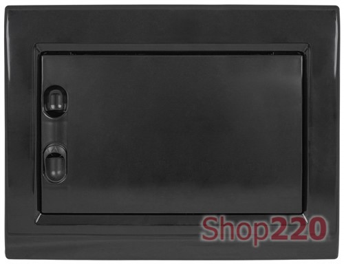 Щит черного цвета на 8 модулей, навесной, e.plbox.pro.n.08b.black ENEXT CP32908B - фото 100929