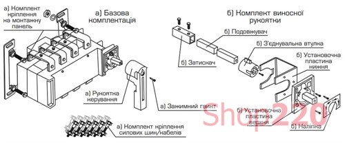 Перекидной выключатель-разъединитель 160А, 3 полюса, YCHGLZ1 CNC - фото 103016
