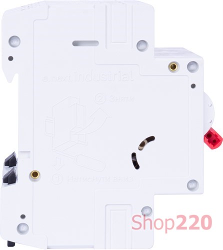 Автомат 20 А, 2-полюсный, тип С, e.industrial.mcb.100.2.C20 Enext - фото 105296