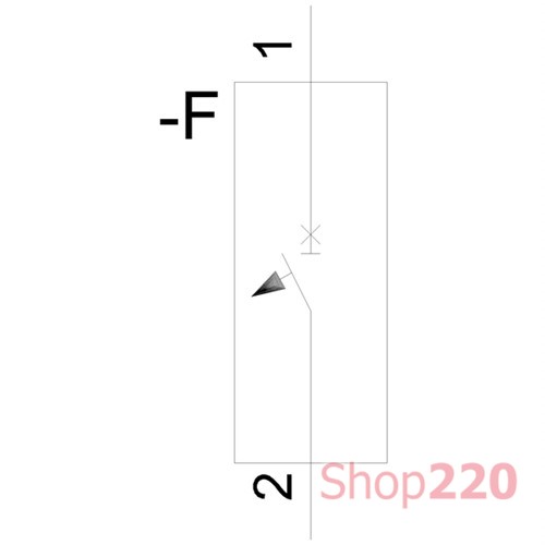 Автоматический выключатель 3А, 1-полюсный, уставка С, Siemens - фото 106419