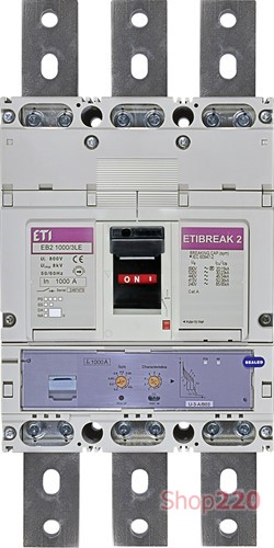 Силовой автомат 1000 А, 3-фазный, EB21000/3L ETIBREAK 2 ETI - фото 108054